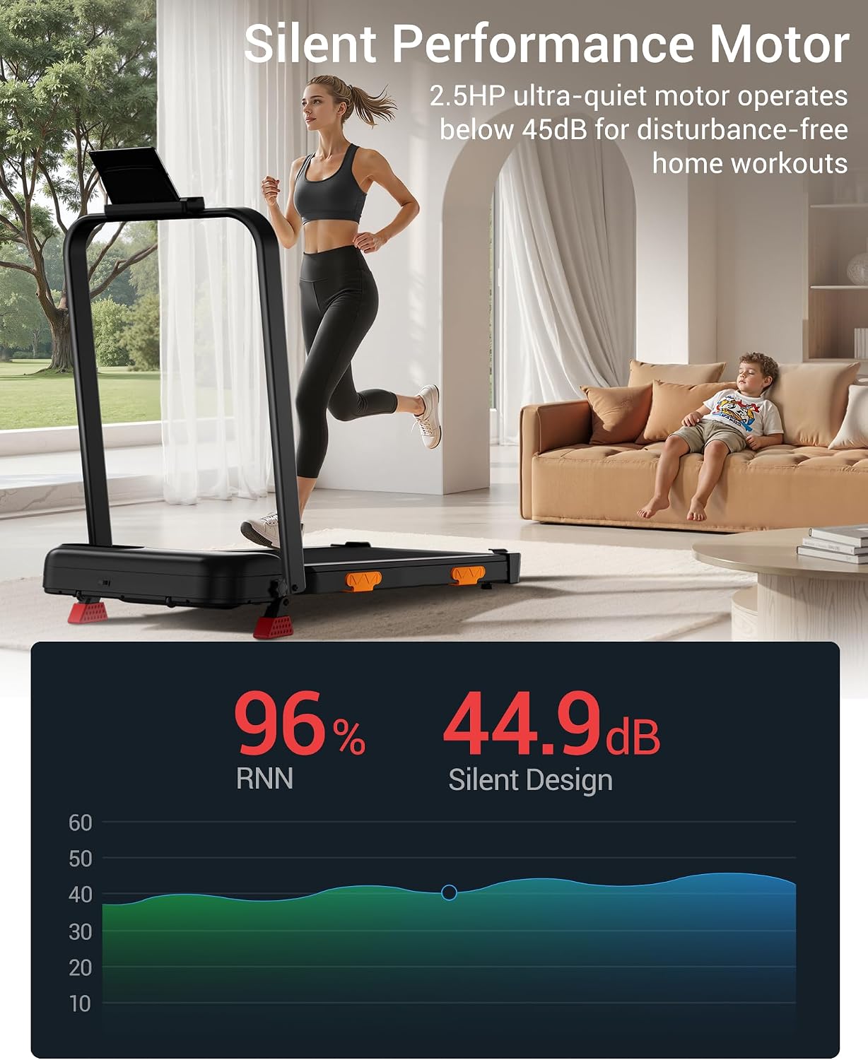 Walking Pad with Incline 15%