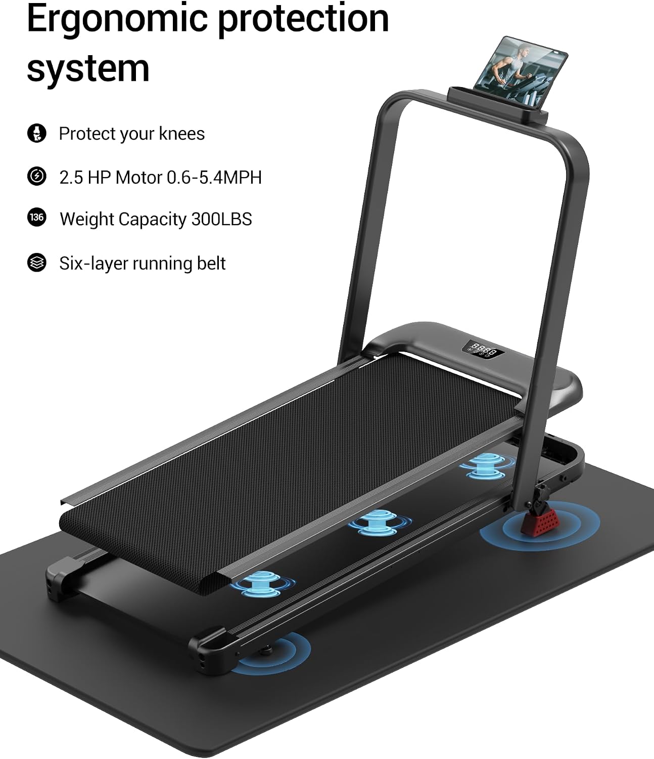 Walking Pad with Incline 15%